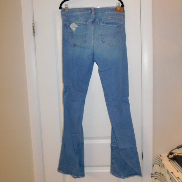 American Eagle Skinny Kick Jeans - Size 14, X-Long - Picture 2 of 3